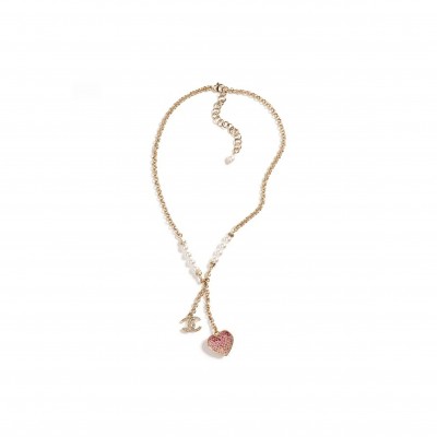 CHANEL CLASSIC GORGEOUS HEART NECKLACE ABA393